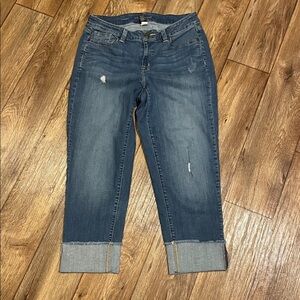 Lane Bryant Cropped Straight Jeans Woman Size 14R